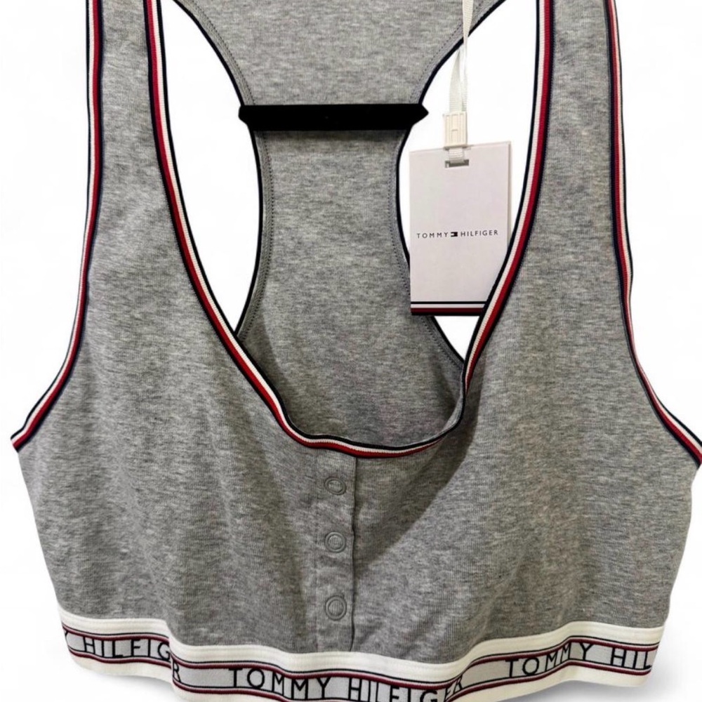 Brand New Tommy Hilfiger Women’s Heather Gray Unlined Bralette